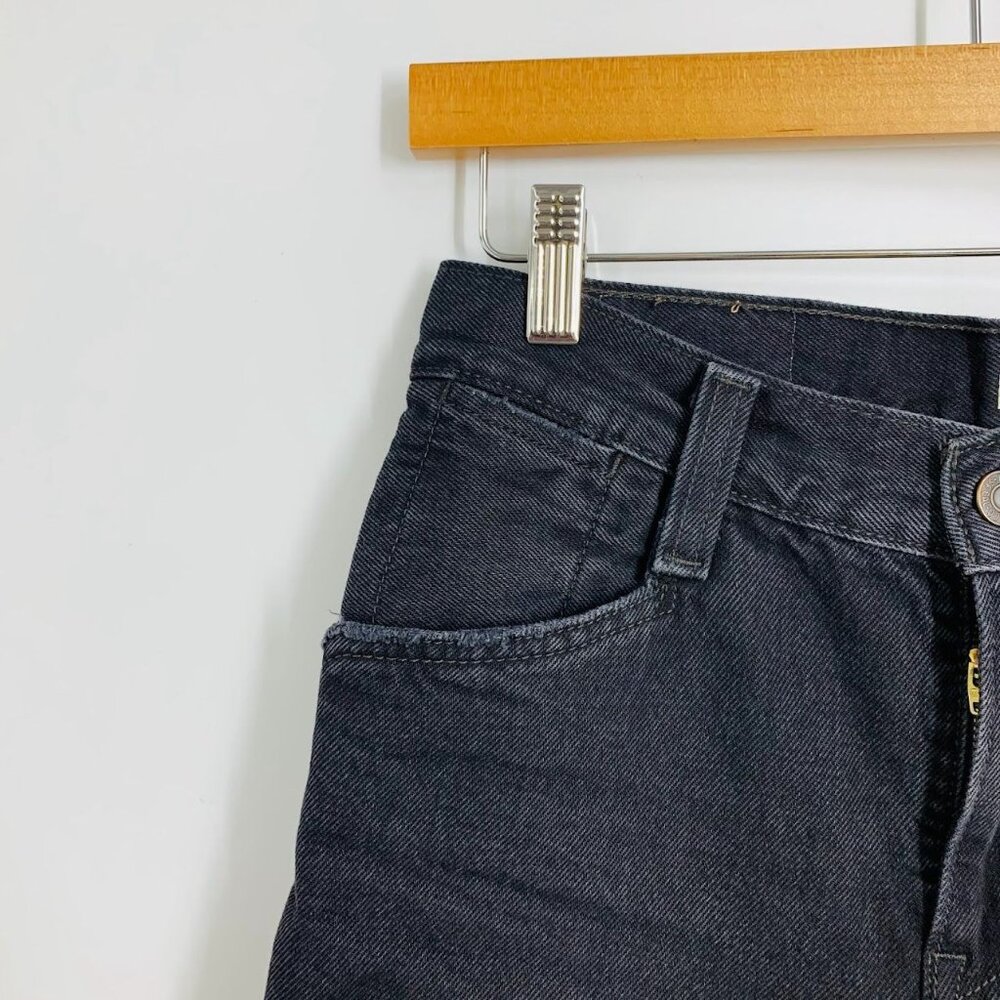 Levi's '(94 Baggy Wide Leg Raw Hem Cotton Denim Jeans Size 25 - Picture 3 of 15